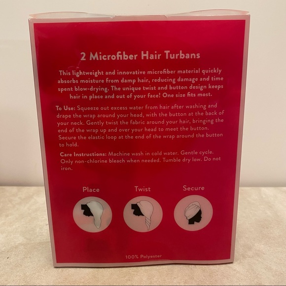 Wet Brush And Hair Turbans Set - Picture 3 of 8